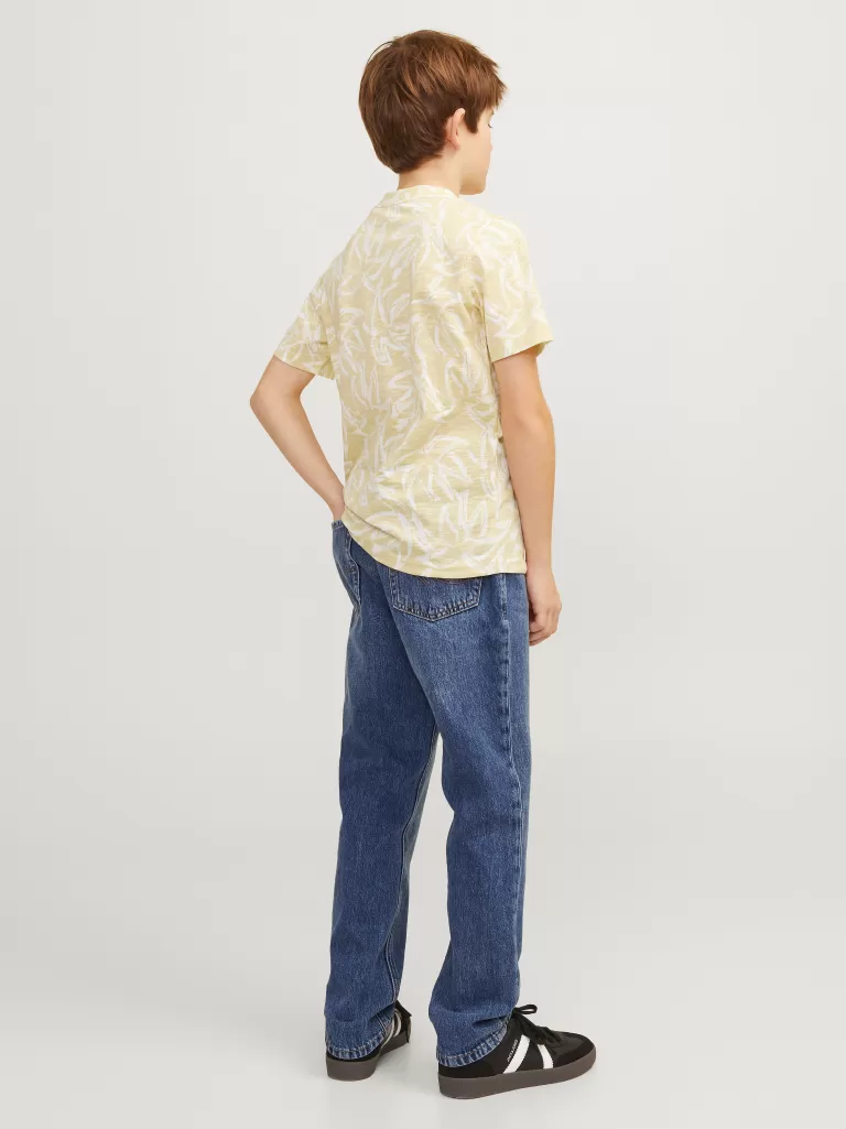 JACK & JONES Koszulki | Wyprzedaż^All Over Print T-shirt Junior Żółty