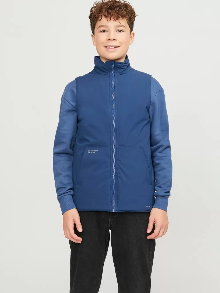 JACK & JONES Kurtki | Wyprzedaż^Bezrękawnik Junior Niebieski
