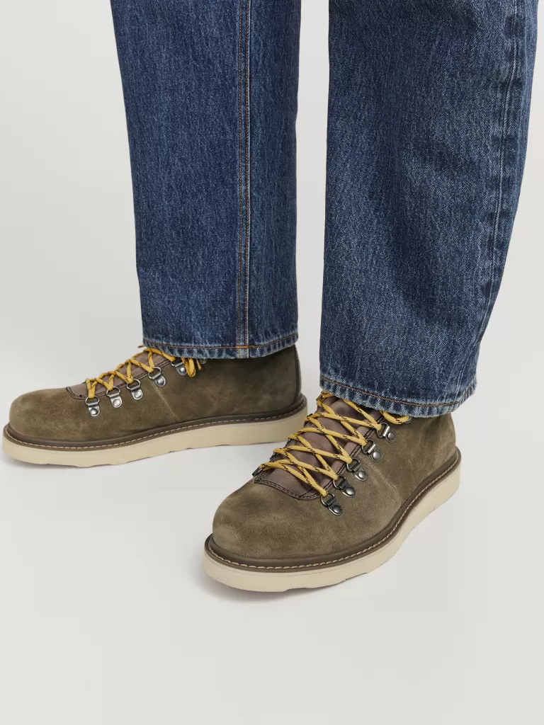 JACK & JONES Botki^Buty Zielony