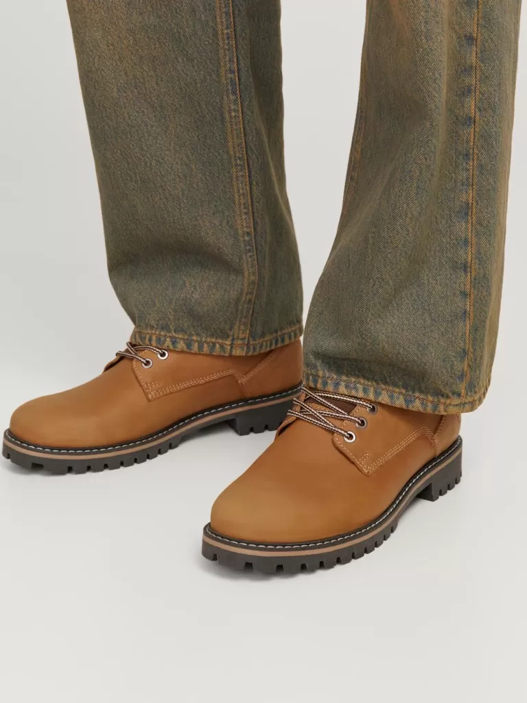 JACK & JONES Botki^Buty Żółty