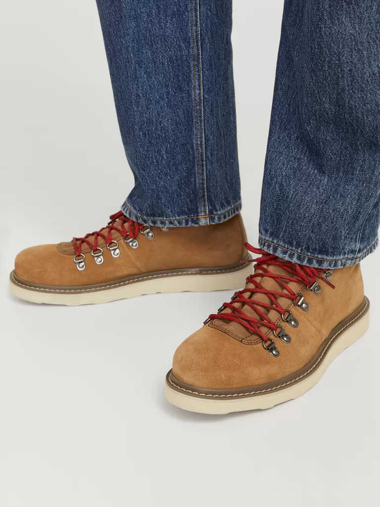 JACK & JONES Botki^Buty Brązowy
