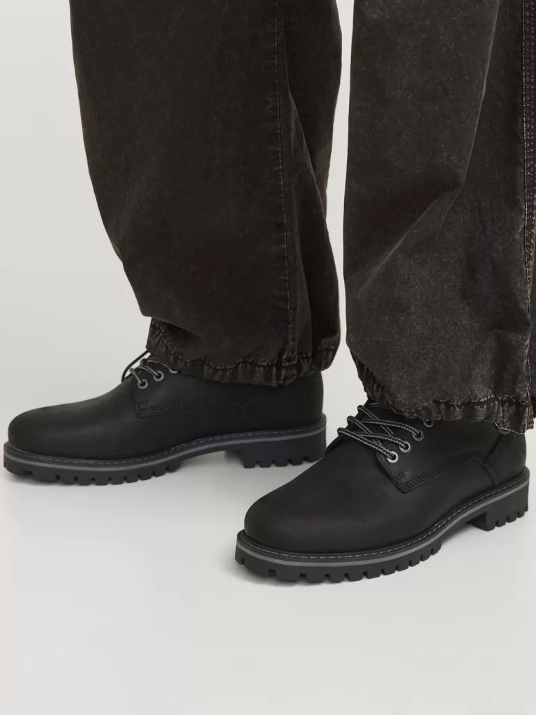 JACK & JONES Botki^Buty Czarny