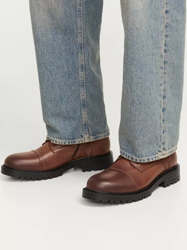 JACK & JONES Botki^Buty Brązowy