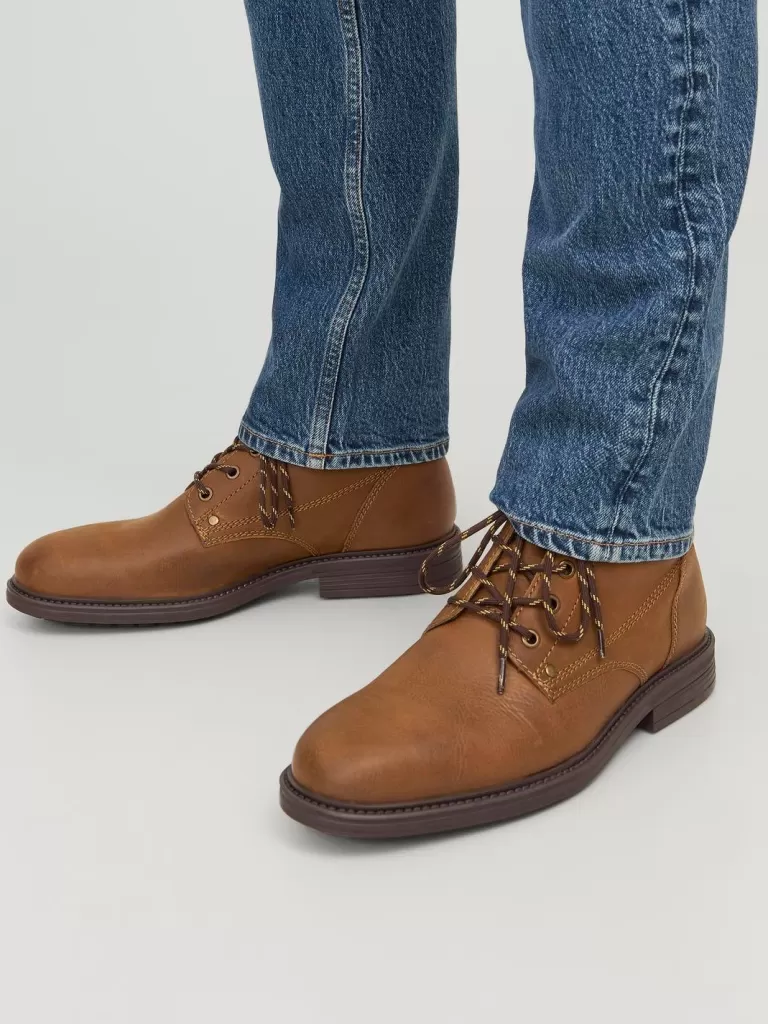 JACK & JONES Botki^Buty Brązowy