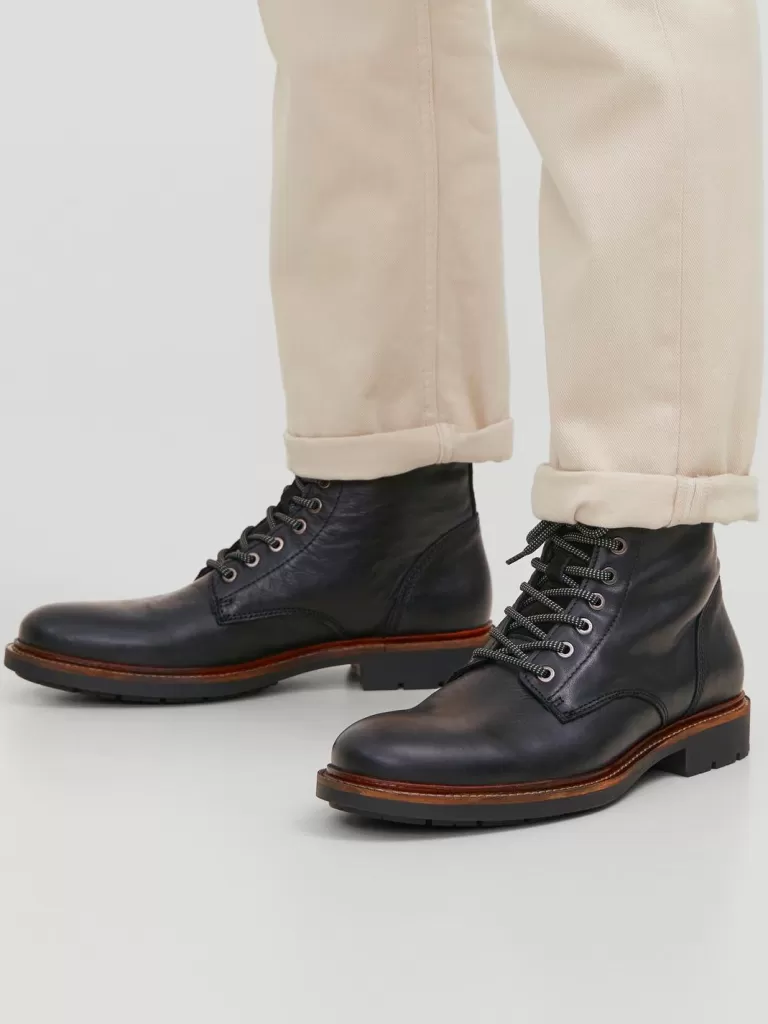 JACK & JONES Botki^Buty Czarny