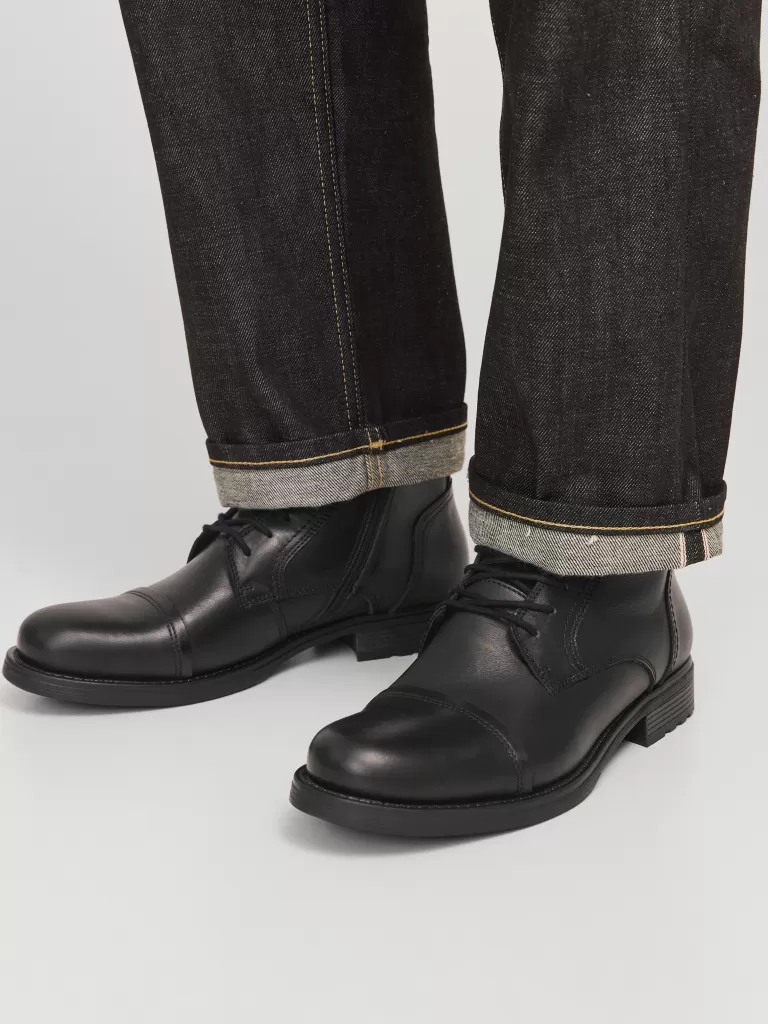 JACK & JONES Botki^Buty Czarny