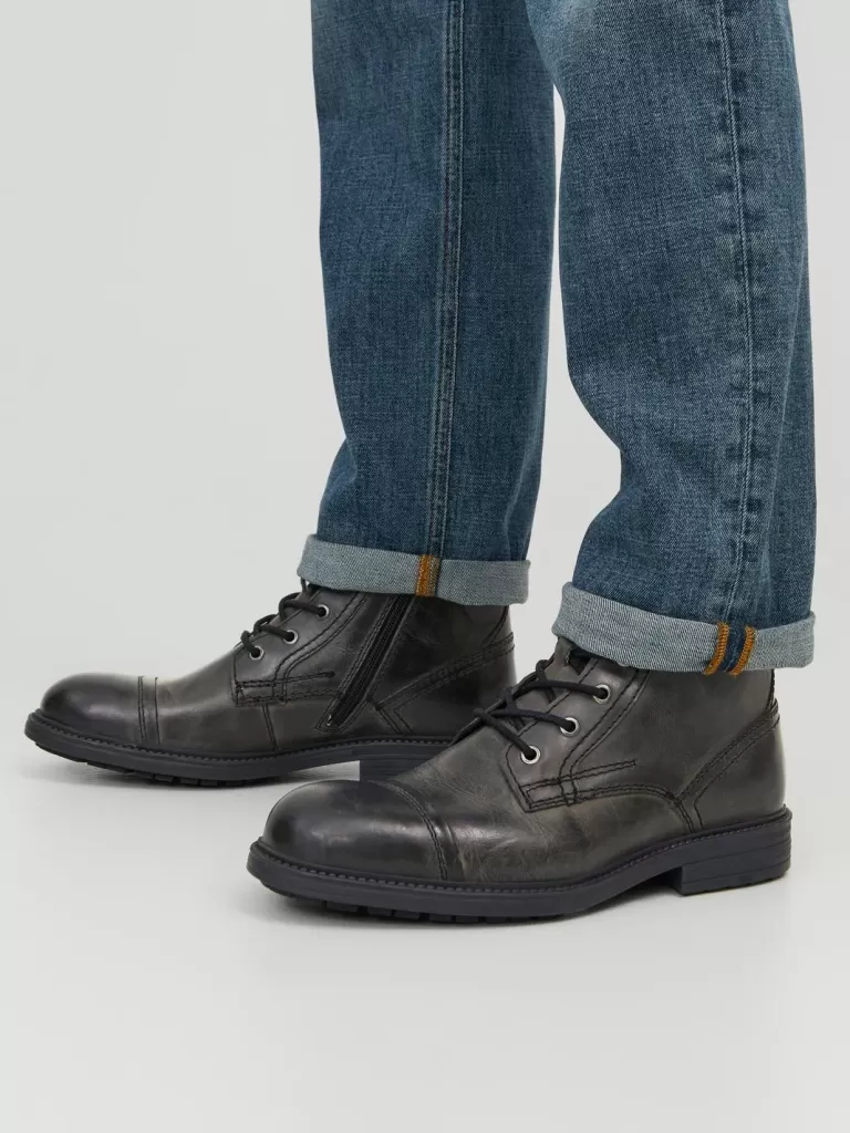 JACK & JONES Botki^Buty Czarny