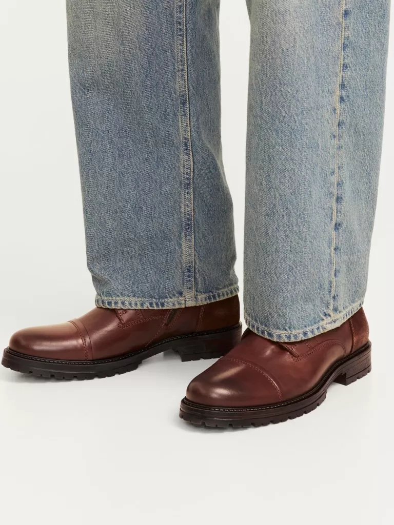 JACK & JONES Botki^Buty Brązowy