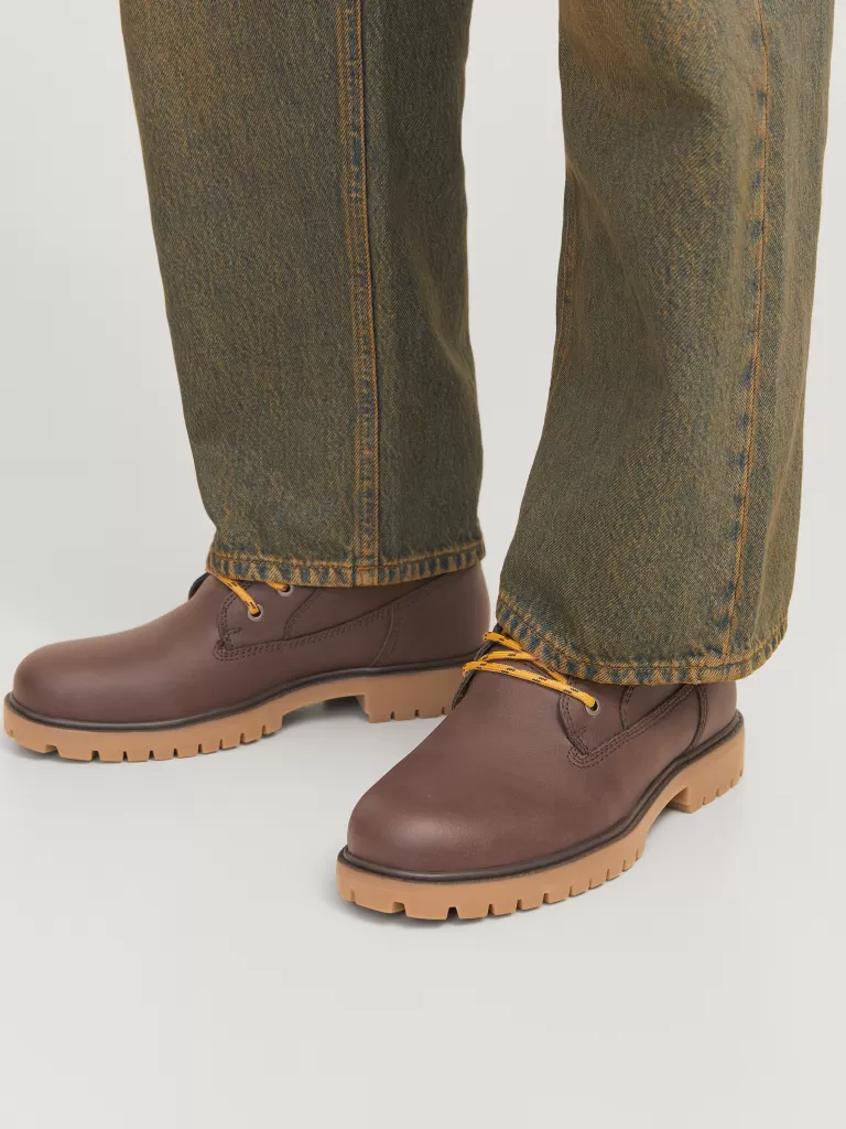 JACK & JONES Botki^Buty Brązowy