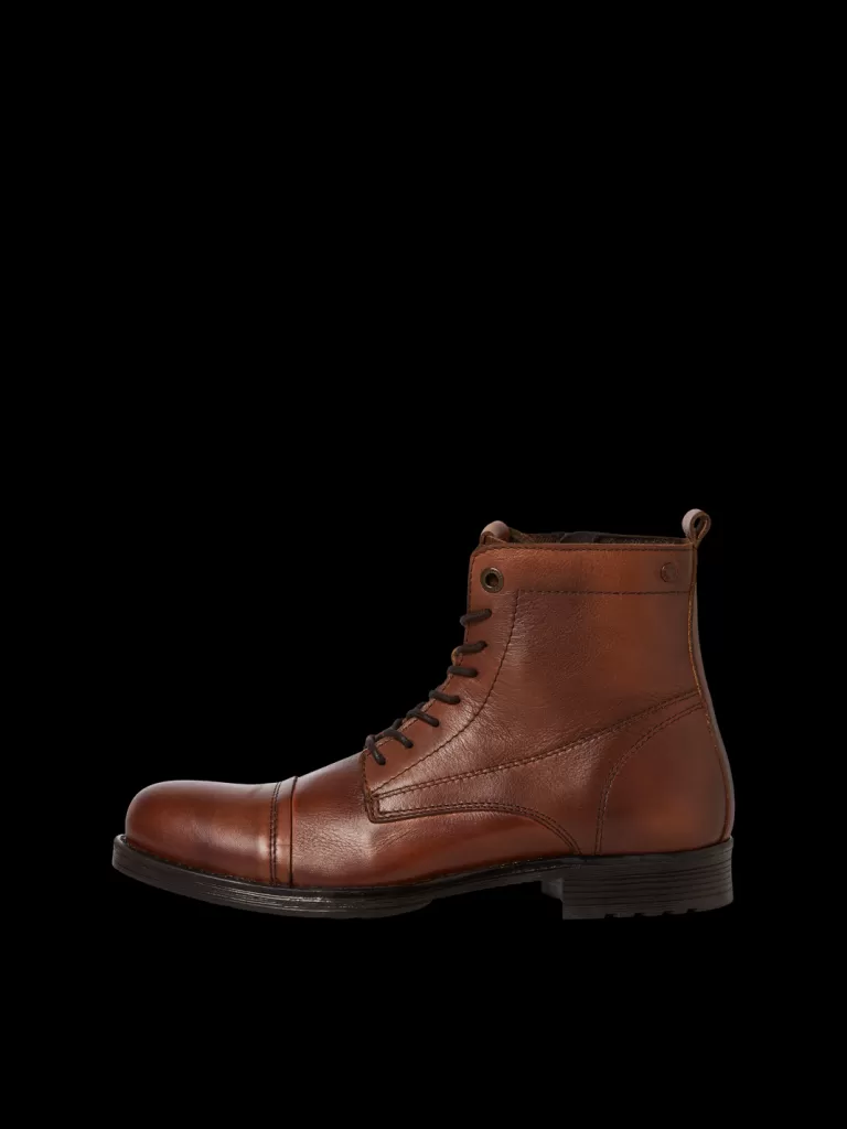 JACK & JONES Botki^Buty Brązowy