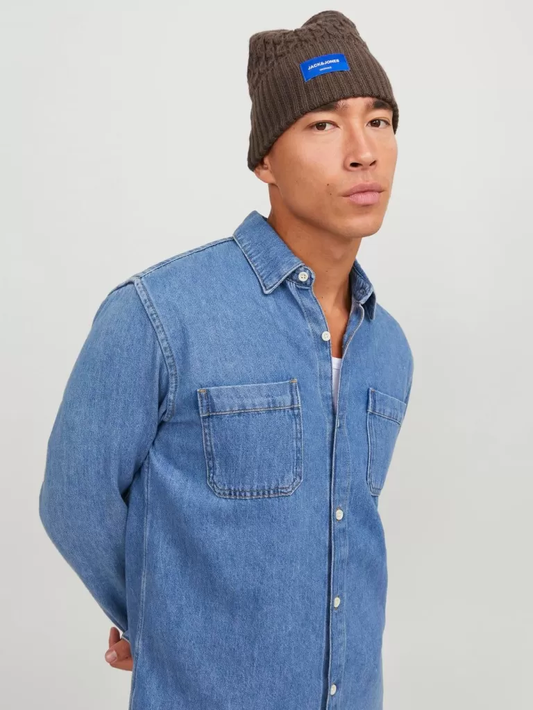 JACK & JONES Czapki^Czapka Brązowy