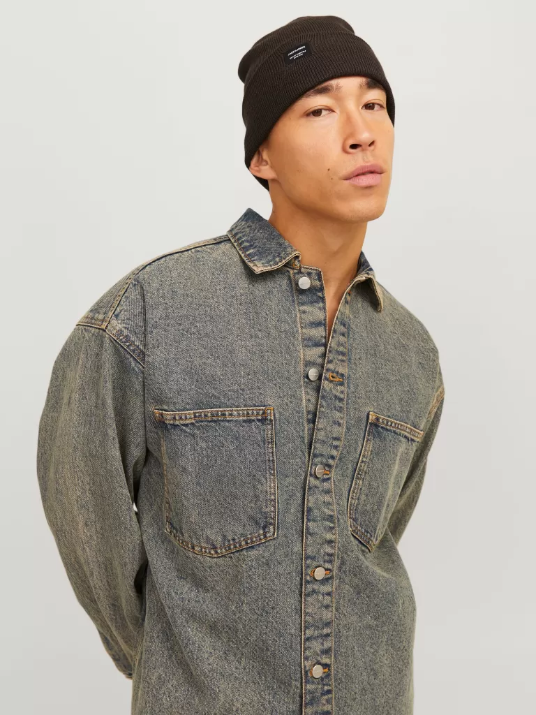 JACK & JONES Czapki^Czapka Brązowy