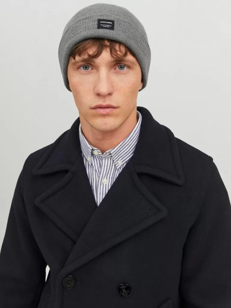 JACK & JONES Czapki^Czapka Szary