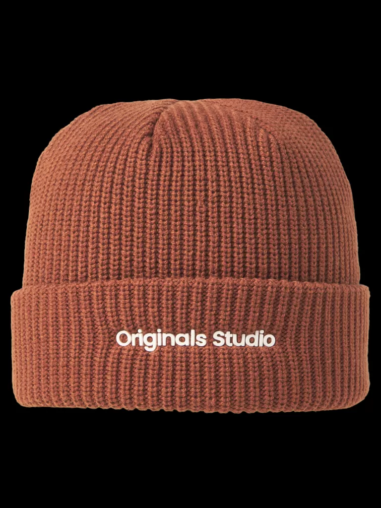 JACK & JONES Czapki^Czapka Pomarańczowy