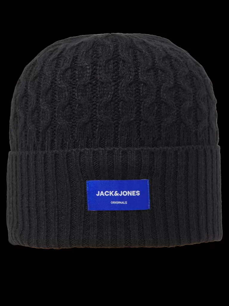 JACK & JONES Czapki^Czapka Czarny