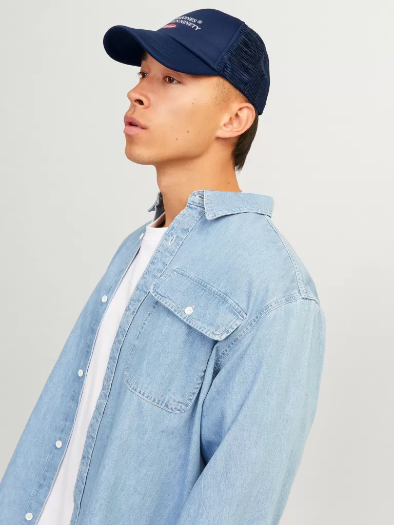 JACK & JONES Czapki Z Daszkiem | Czapki^Czapka bejsbolówka Niebieski
