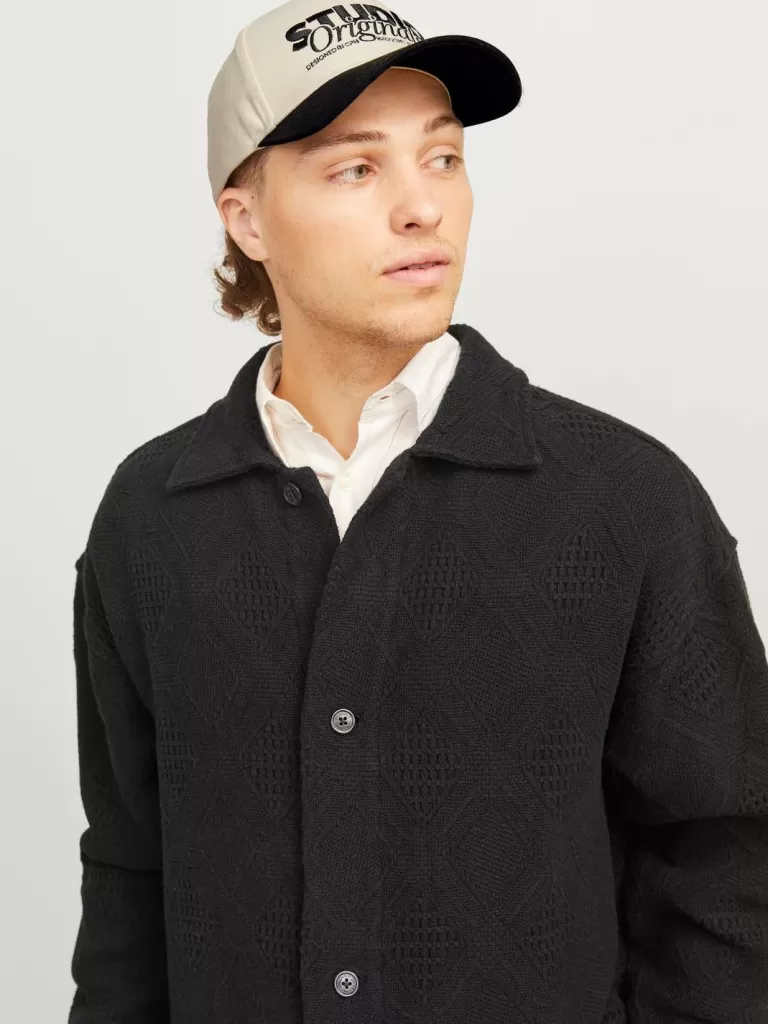 JACK & JONES Czapki Z Daszkiem | Czapki^Czapka bejsbolówka Czarny