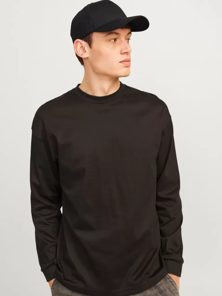 JACK & JONES Czapki Z Daszkiem | Czapki^Czapka bejsbolówka Czarny
