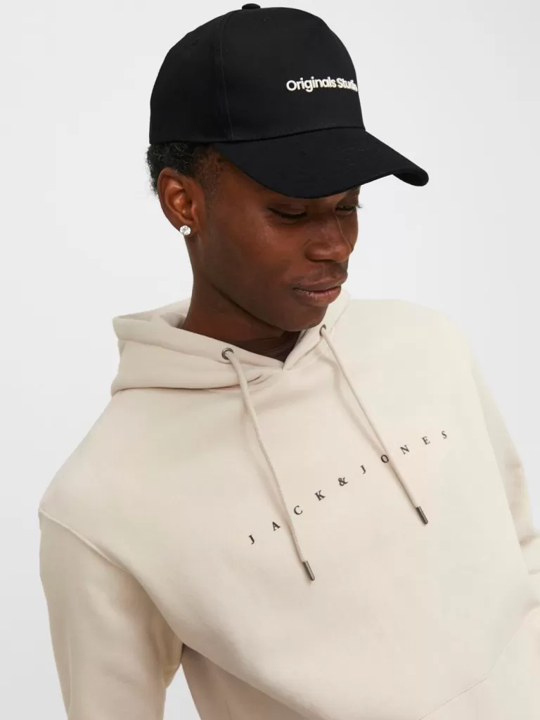 JACK & JONES Czapki Z Daszkiem | Czapki^Czapka bejsbolówka Czarny