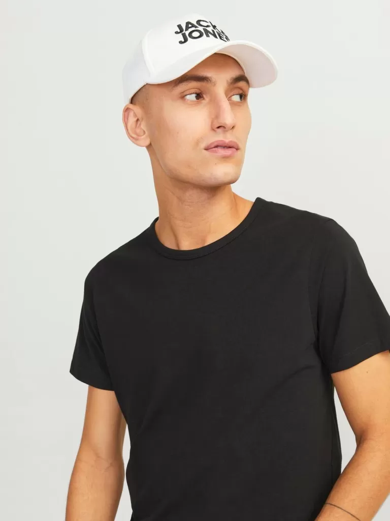 JACK & JONES Czapki Z Daszkiem | Czapki^Czapka bejsbolówka Biały