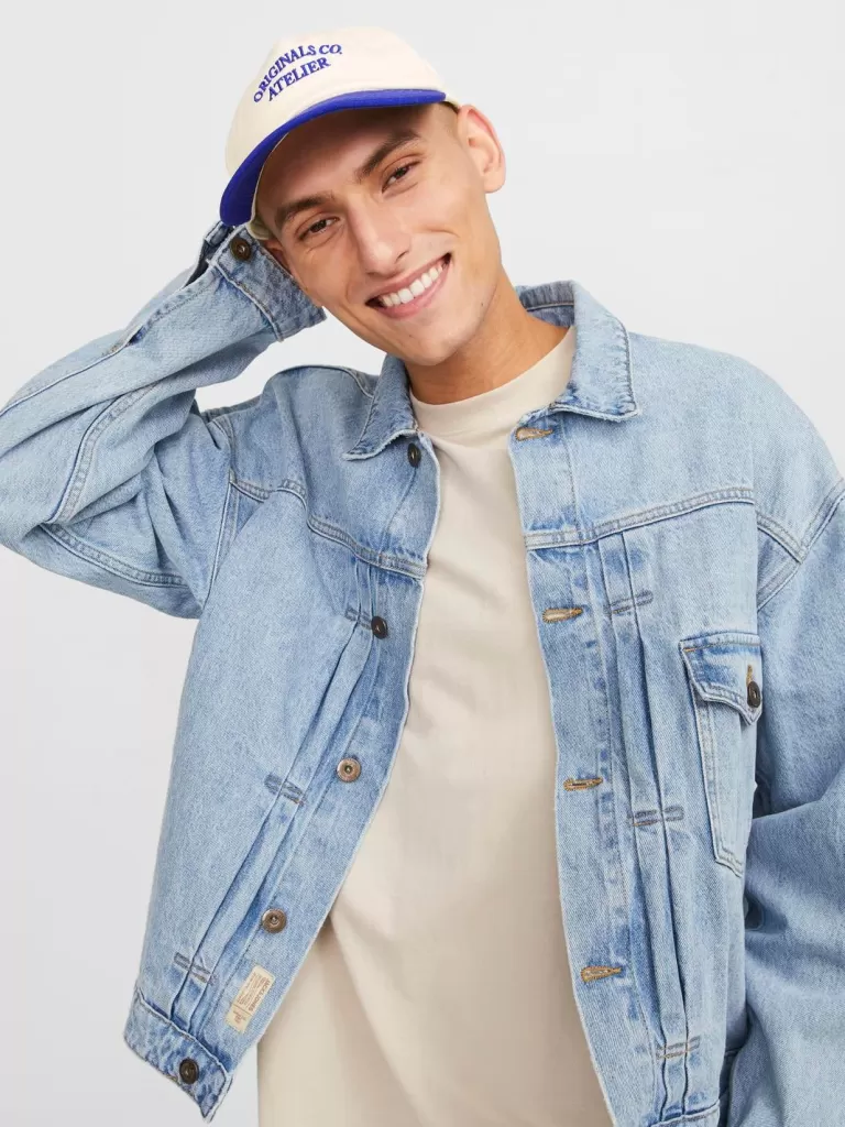 JACK & JONES Czapki Z Daszkiem | Czapki^Czapka bejsbolówka Niebieski