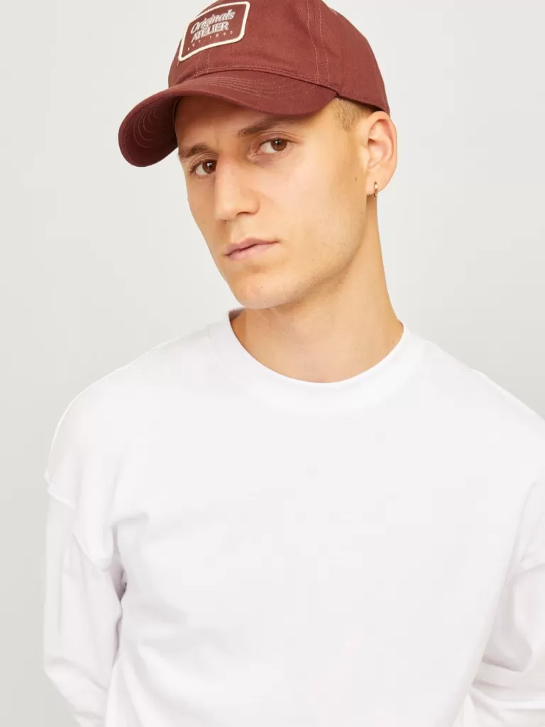 JACK & JONES Czapki Z Daszkiem | Czapki^Czapka bejsbolówka Czerwony