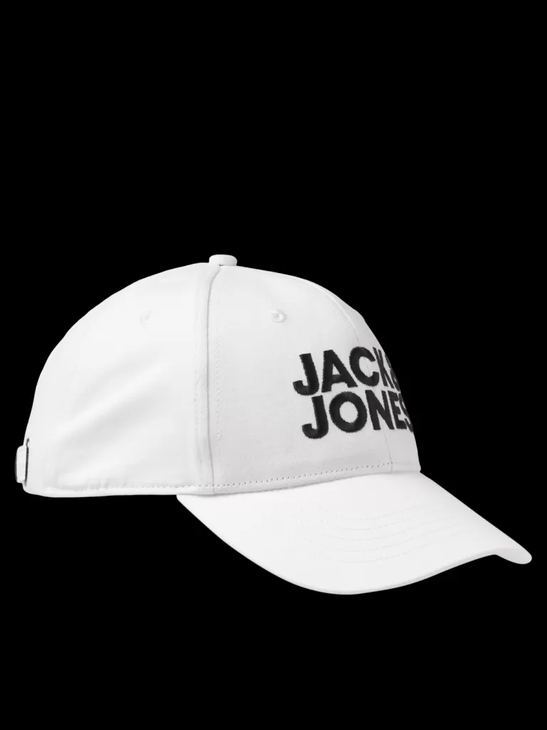 JACK & JONES Czapki Z Daszkiem | Czapki^Czapka bejsbolówka Biały