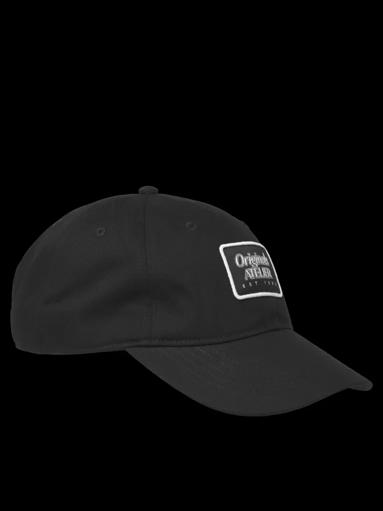 JACK & JONES Czapki Z Daszkiem | Czapki^Czapka bejsbolówka Czarny