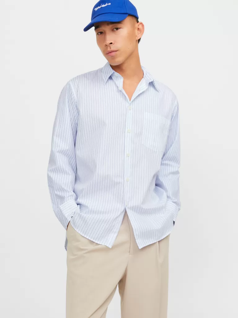 JACK & JONES Koszule^Extra Oversized fit Koszula codzienna Niebieski