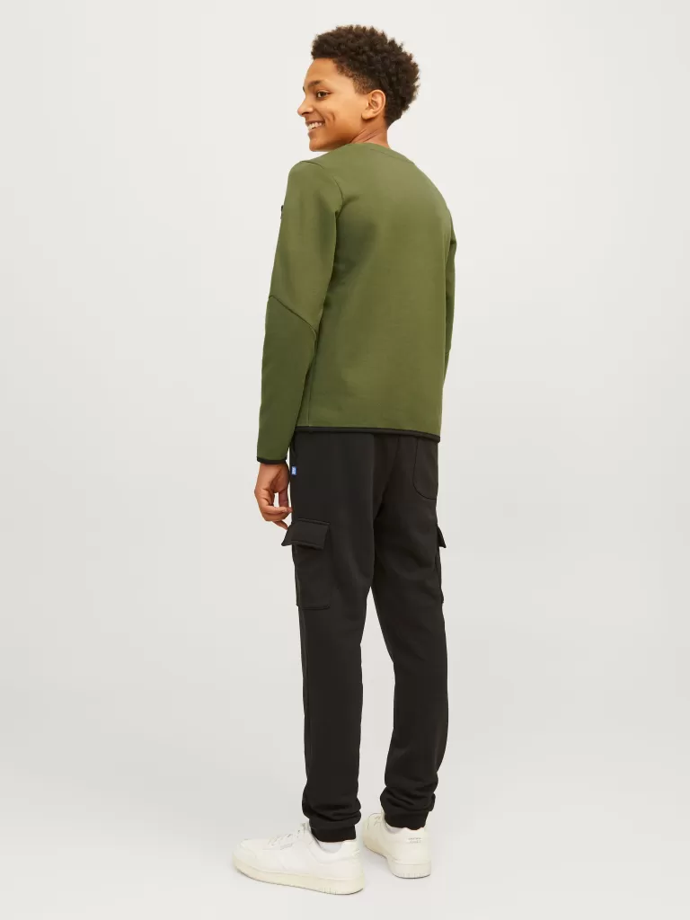 JACK & JONES Bluzy | Wyprzedaż^Gładki Bluza Junior Zielony