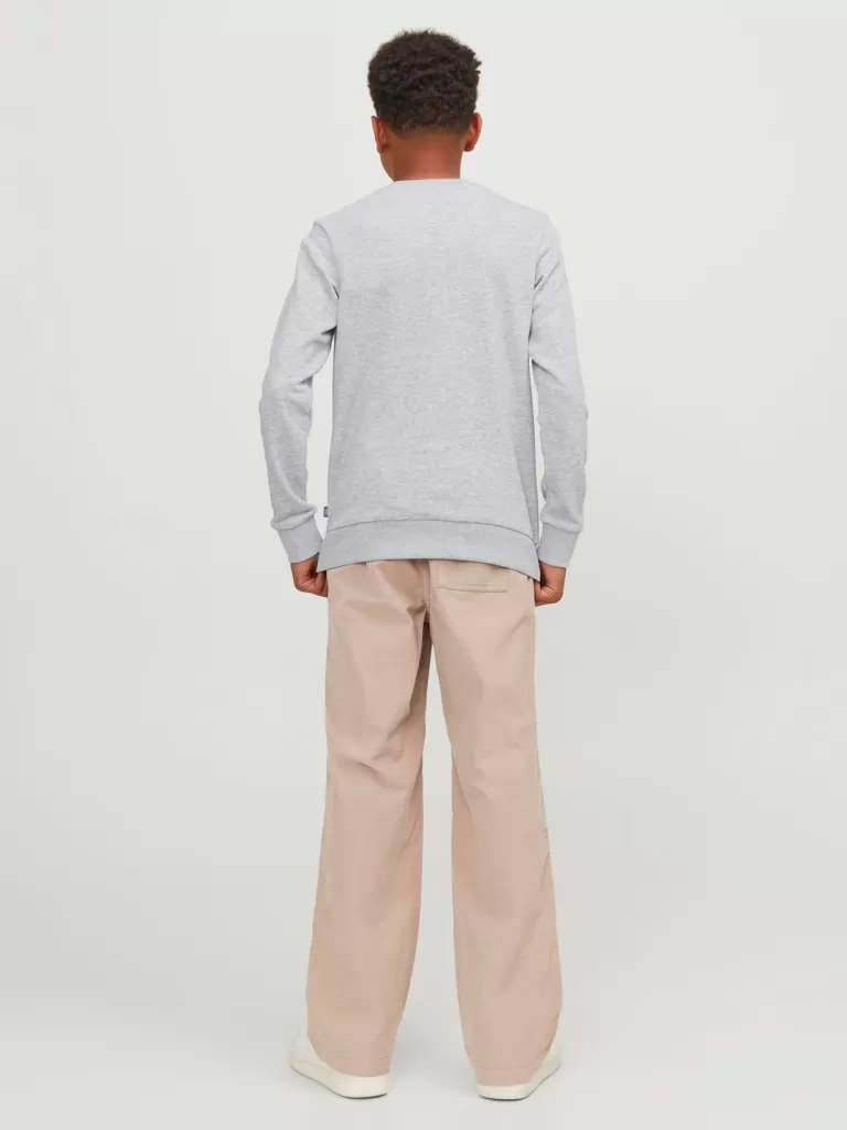 JACK & JONES Bluzy^Gładki Bluza Junior Szary
