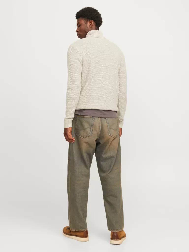 JACK & JONES Swetry^Gładki Golf Biały