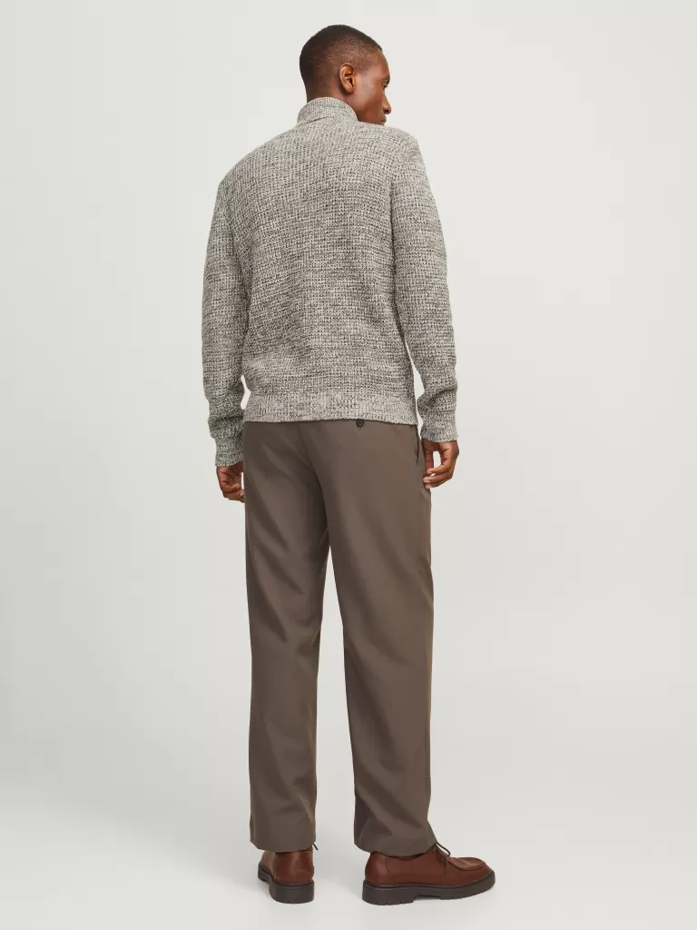 JACK & JONES Swetry^Gładki Golf Zielony