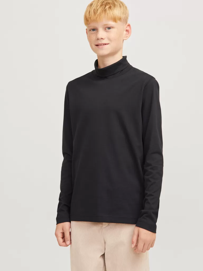 JACK & JONES Koszulki^Gładki T-shirt Junior Szary