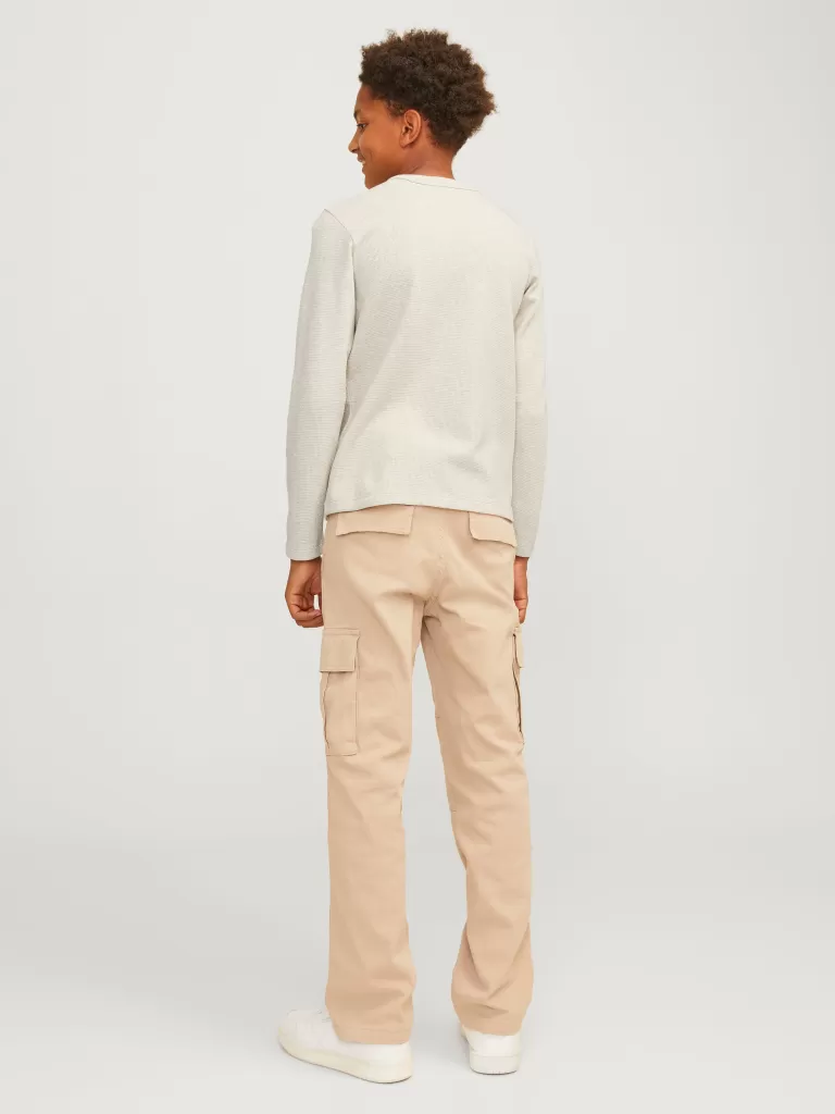 JACK & JONES Koszulki | Wyprzedaż^Gładki T-shirt Junior Szary