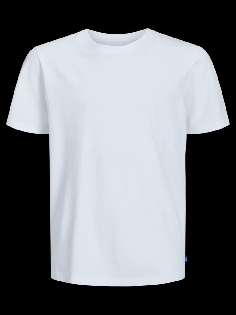 JACK & JONES Koszulki^Gładki T-shirt Mini Biały