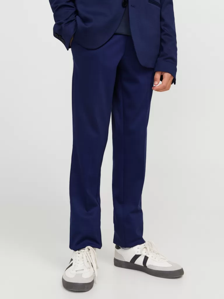 JACK & JONES Garnitury^JJEJAXON Eleganckie spodnie Junior Niebieski