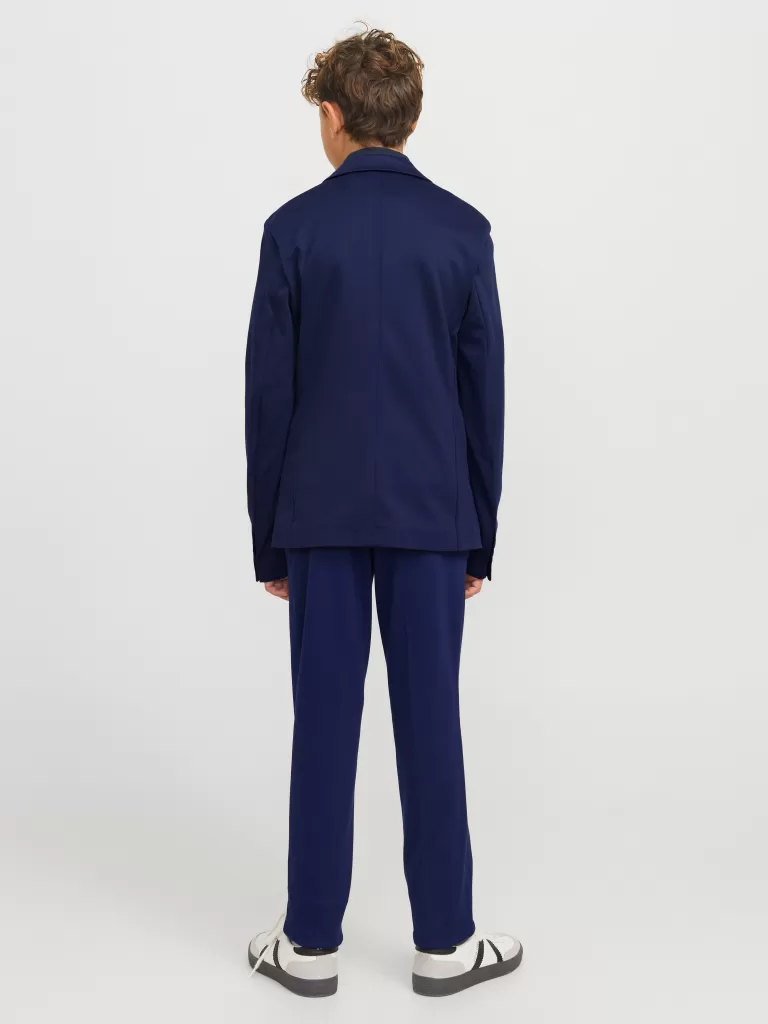JACK & JONES Garnitury^JJEJAXON Eleganckie spodnie Junior Niebieski