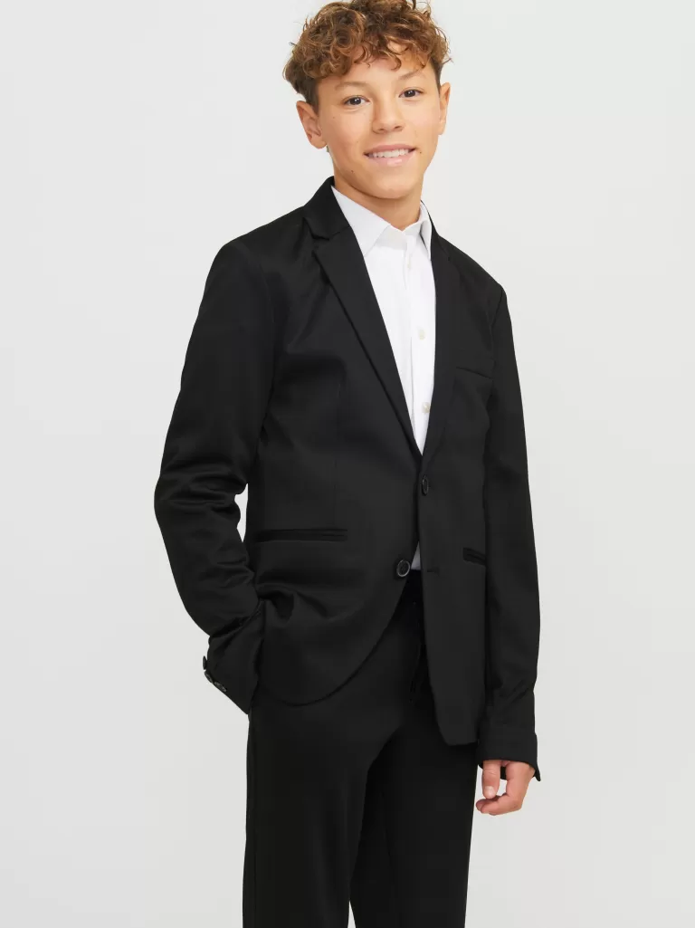 JACK & JONES Garnitury^JJEJAXON Marynarka Junior Czarny
