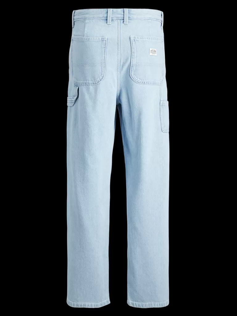JACK & JONES Jeansy^JJIALEX JJCARPENTER MF 054 JNR Jeansy o kroju baggy Junior Niebieski