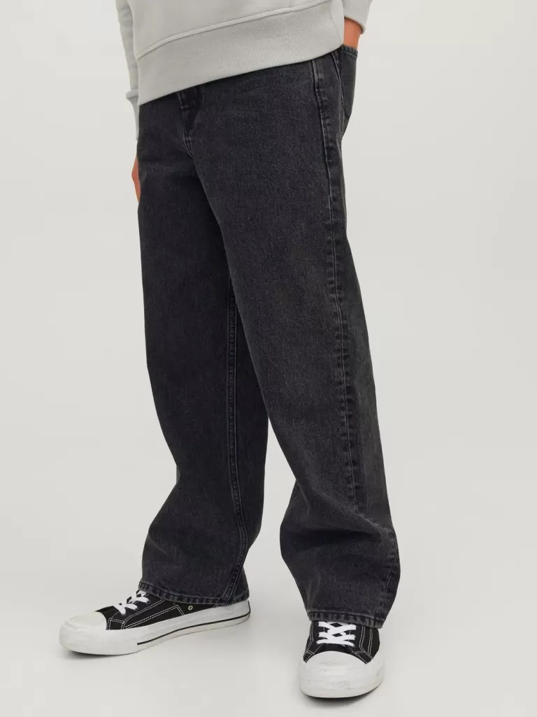 JACK & JONES Bestsellery | Jeansy^JJIALEX JJORIGINAL AKM 823 NOOS JNR Jeansy o kroju baggy Junior Czarny