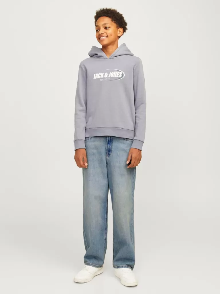 JACK & JONES Bestsellery | Jeansy^JJIALEX JJORIGINAL MF 607 SN JNR Jeansy o kroju baggy Junior Niebieski