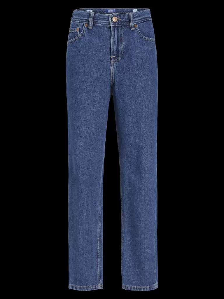 JACK & JONES Jeansy^JJIALEX JJORIGINAL SQ 043 JNR Jeansy o kroju baggy Junior Niebieski