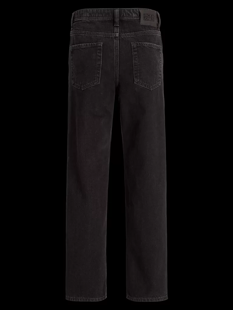 JACK & JONES Jeansy^JJIALEX JJORIGINAL SQ 041 JNR Jeansy o kroju baggy Junior Czarny