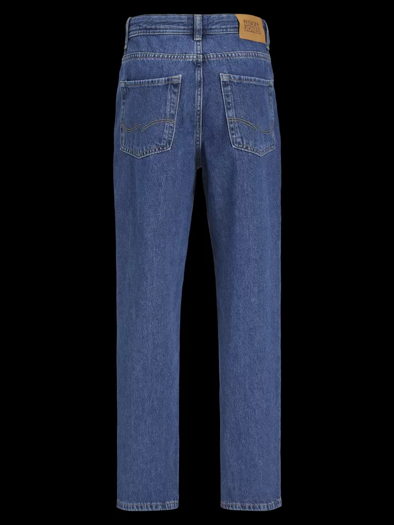 JACK & JONES Jeansy^JJIALEX JJORIGINAL SQ 043 JNR Jeansy o kroju baggy Junior Niebieski