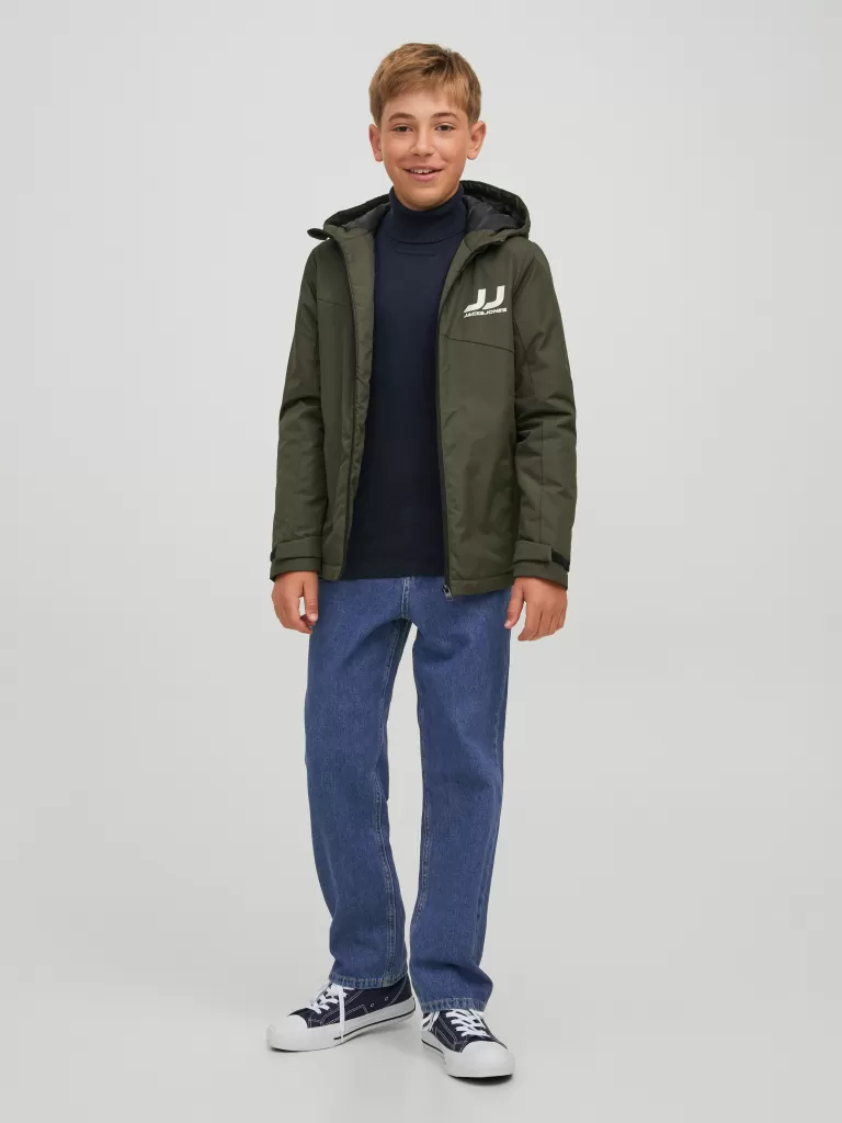 JACK & JONES Jeansy^JJIALEX JJORIGINAL SQ 043 JNR Jeansy o kroju baggy Junior Niebieski