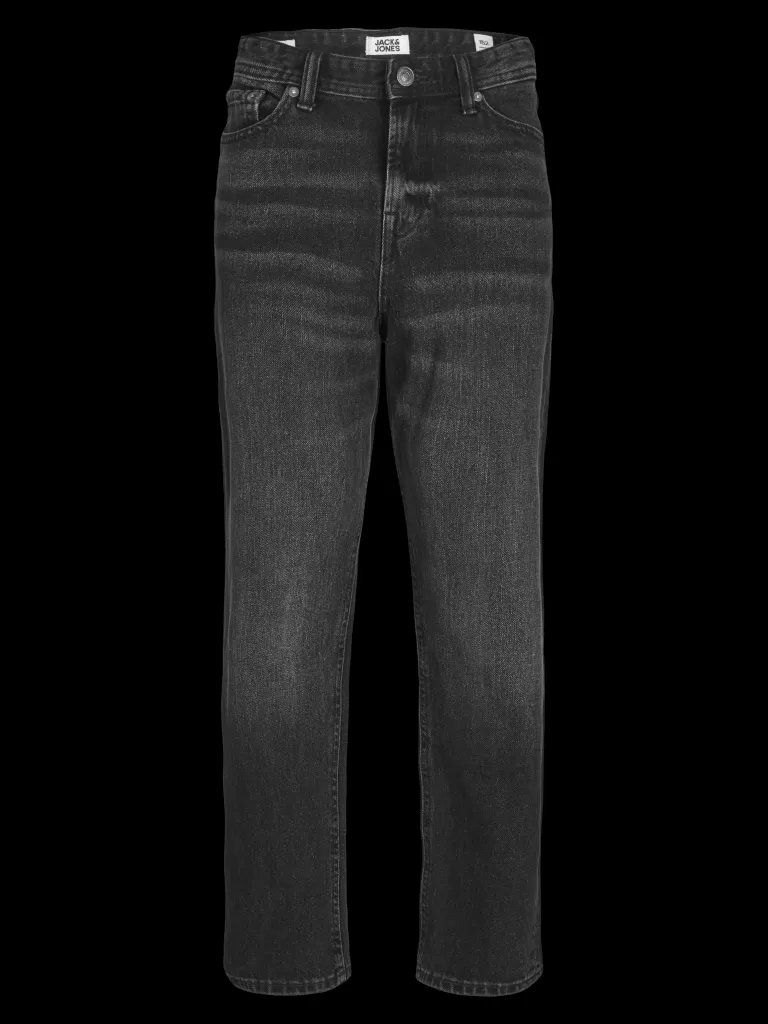 JACK & JONES Jeansy^JJICHRIS JJORIGINAL SQ 602 NOOS JNR Jeansy o swobodnym kroju Junior Czarny
