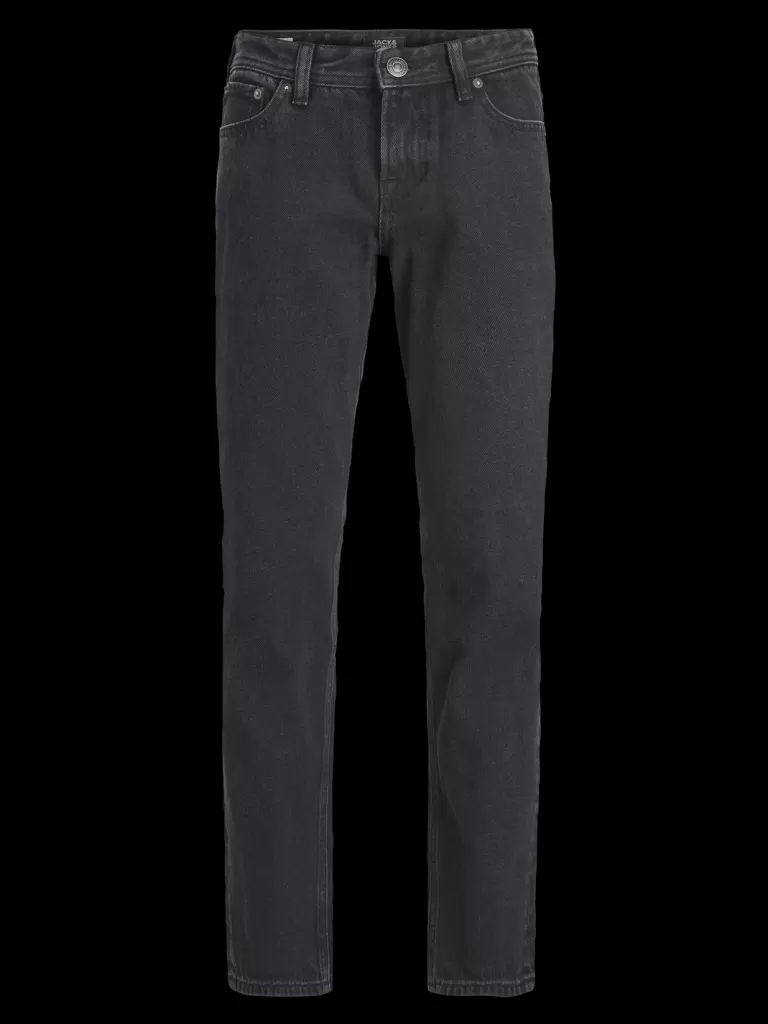 JACK & JONES Jeansy^JJICLARK JJORIGINAL AKM 912 NOOS JNR Krój regularny Junior Czarny