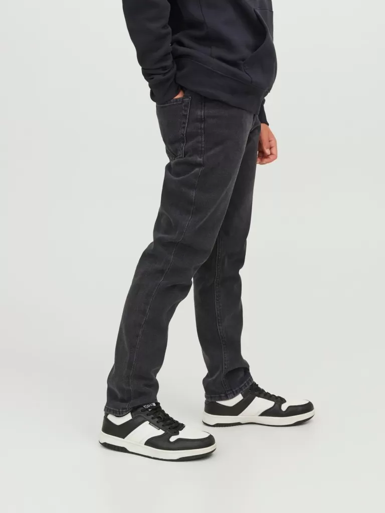 JACK & JONES Jeansy^JJICLARK JJORIGINAL AKM 912 NOOS JNR Krój regularny Junior Czarny