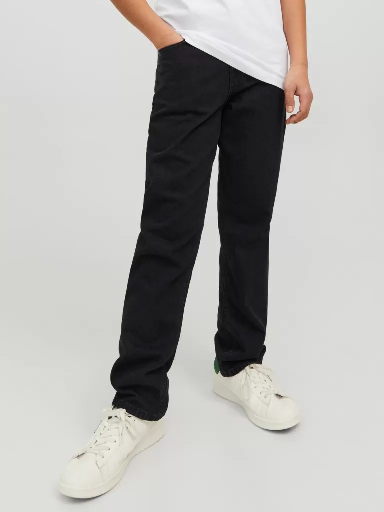 JACK & JONES Jeansy | Wyprzedaż^JJICLARK JJORIGINAL MF 3462 JNR Krój regularny Junior Czarny